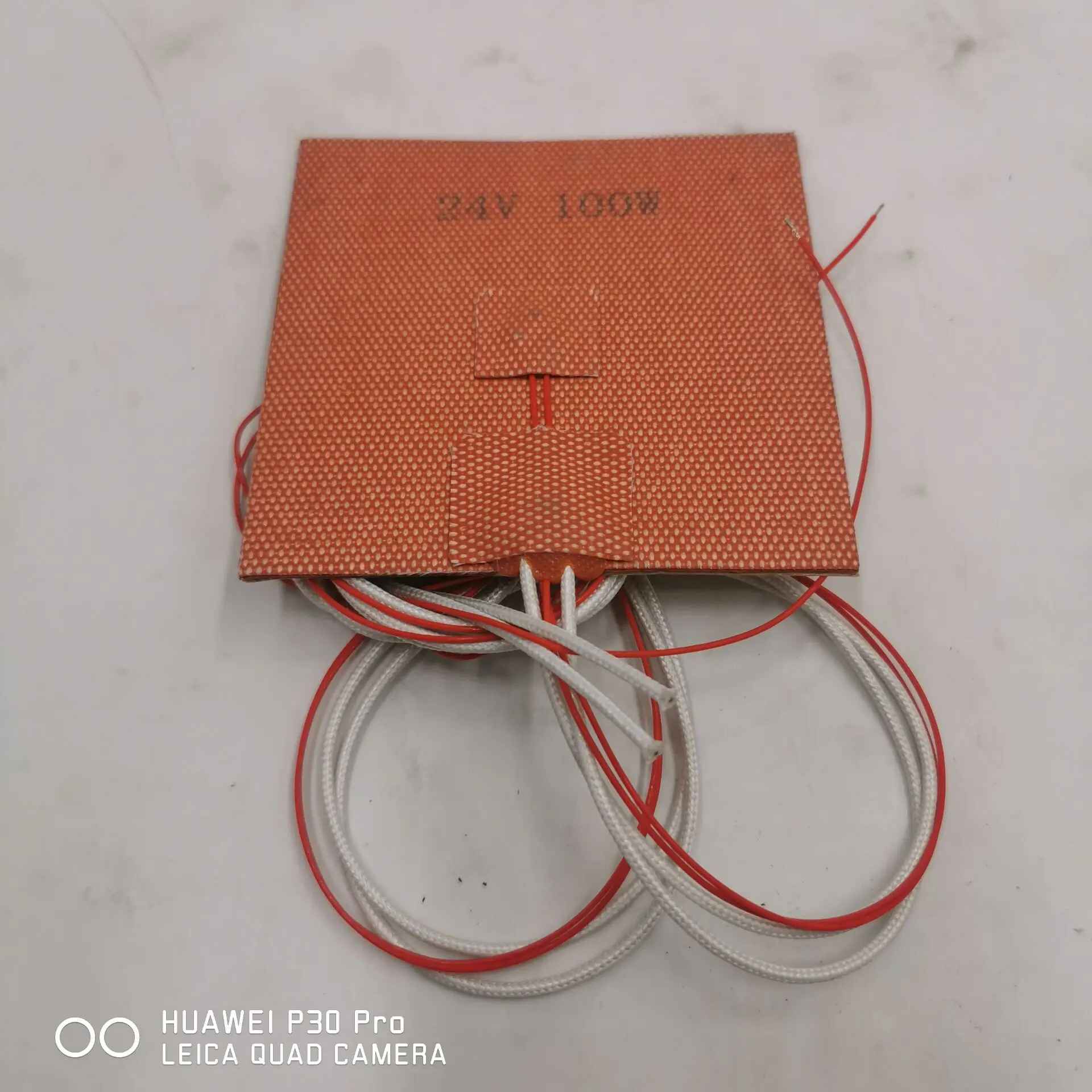 Силиконовая нагревательная кровать V0.1 100x100 мм, нагревательная Подушка, аксессуары для 3D-принтера 24 в Вт