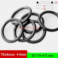 1x big size nbr rubber o ring seal wirecs 4mm0 16 id 174 472mm nitrile orings o ring rubber gasket ring seal washer seals