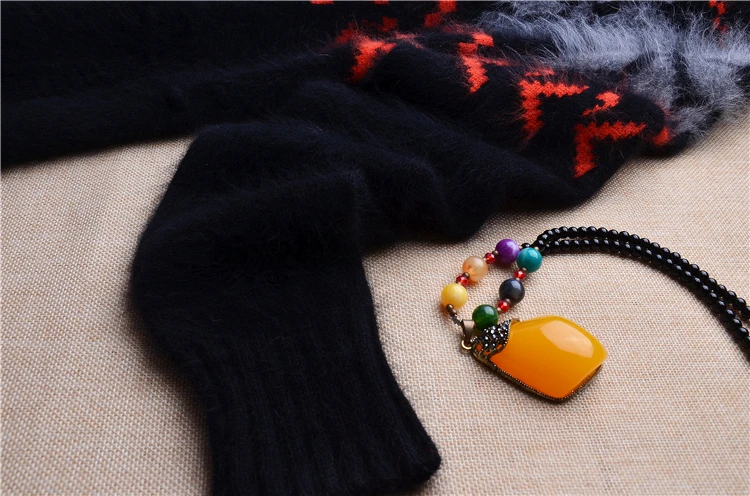 Женские Модные полосатые кашемировые кардиганы с капюшоном зимние куртки из