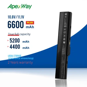 Аккумулятор 6600 мАч, Аккумулятор для ноутбука Asus A52 A31-K52 A41-K52 A42-K52 A32-K52 K42F K42JB K42JK K52F K52J A52J A52F A52JB A52JK A52JR