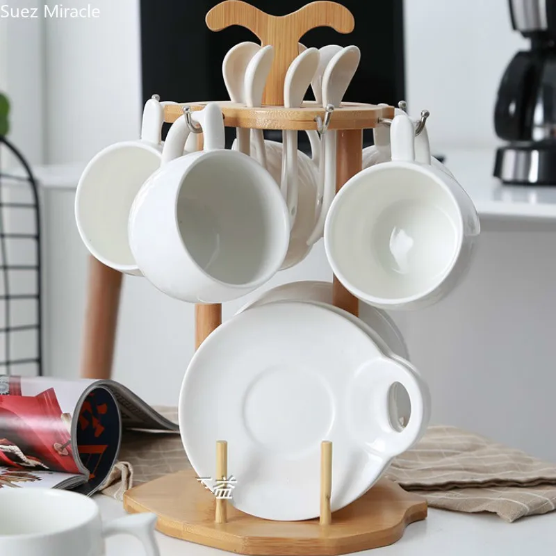 Набор кофейных чашек в Европейском стиле керамическая Минималистичная рамка из