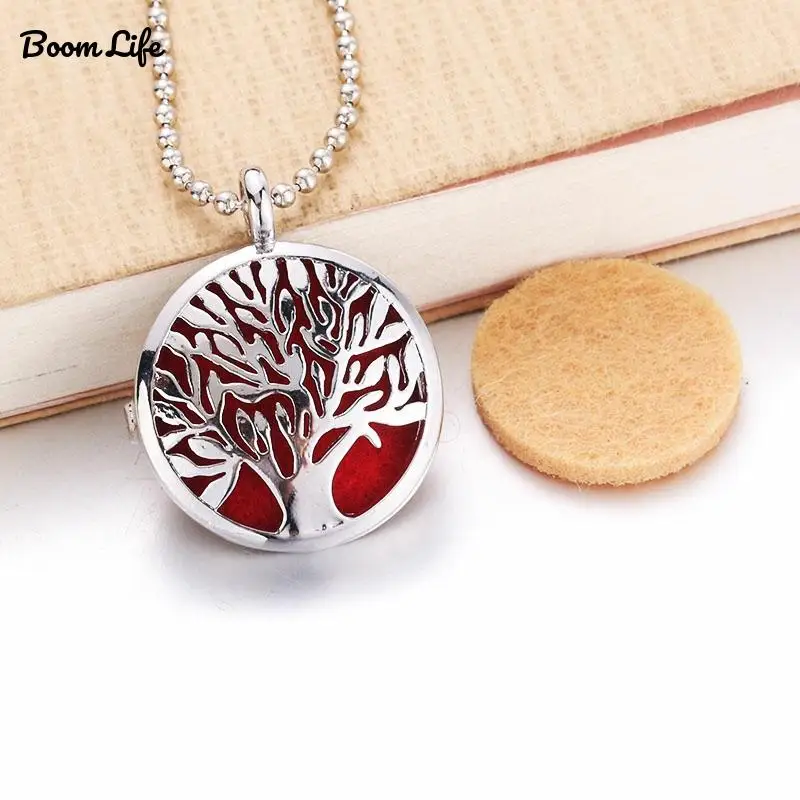 Арома диффузор ожерелье духи эфирное масло Древо жизни ароматерапия медальон