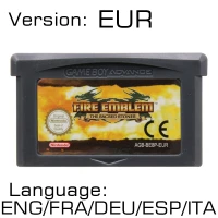 The Sacred Stones EU 32 бит видеоигры картридж Консоли Карты для nintendo GBA огненная эмблема серии Меч уплотнения связывающее лезвие - Цвет: The Sacred Stones EU