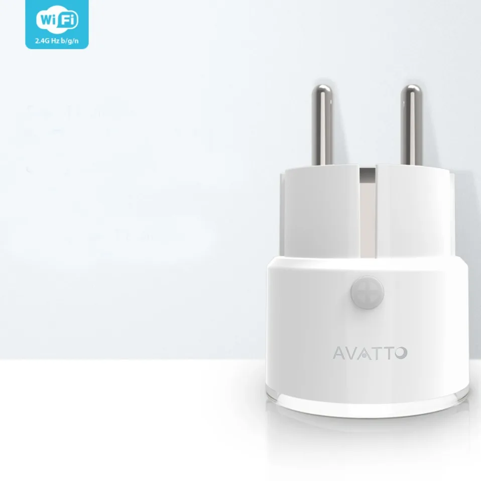 AVATTO мини стандарт 16А ЕС Смарт Wi-Fi разъем с монитором питания розетка работает с Google Home, Alexa, IFTTT Голосовое управление