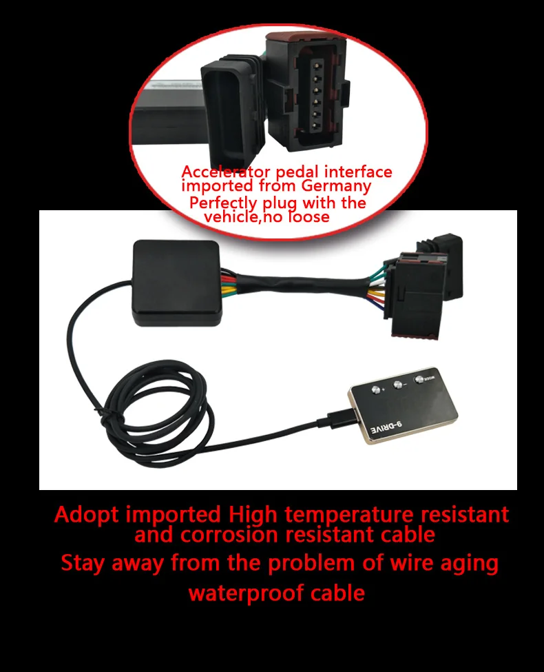 

Electronic throttle controller Car remap 9-drive Pedal booster For fast acceleration more power Quick Pedal response