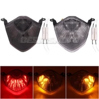 motorcycle tail light brake turn signals integrated led light for kawasaki zx6r 2009 2012 zx10r 2008 2010 z750 z1000 2007 2013