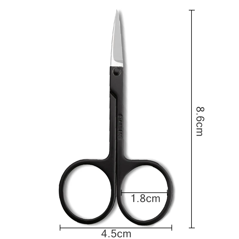 Новые профессиональные ножницы для бровей ногтей носа ресниц кутикулы из