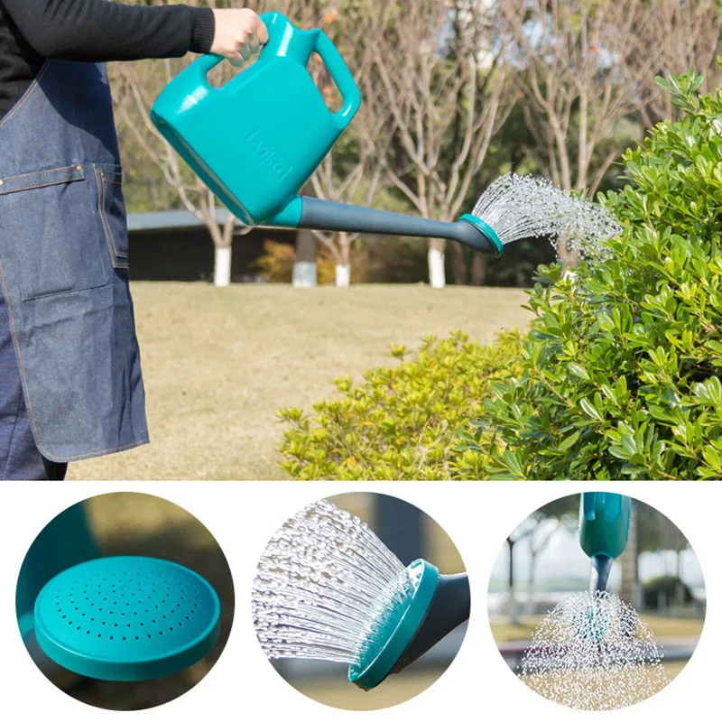 Пластиковый чайник для полива растений большая емкость 1 5 л/5л/9Л цветочный горшок