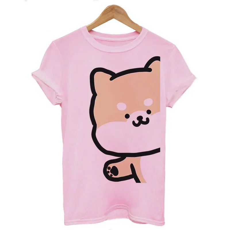 3144-pink Летние женские топы с коротким рукавом в стиле Харадзюку, милые футболки с принтом розовой свиньи, модная винтажная забавная женская одежда - Цвет: 3144-pink