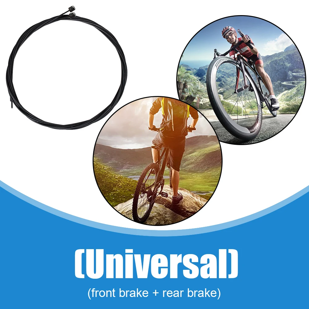 

TRLREQ 2pcs Bicycle Line Cable Front Rear Brake Shifter Core Inner Wire Set