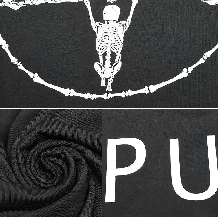 Панк рейв Женская готика пентаграмма печатных Повседневное платье PQ 375|Женские