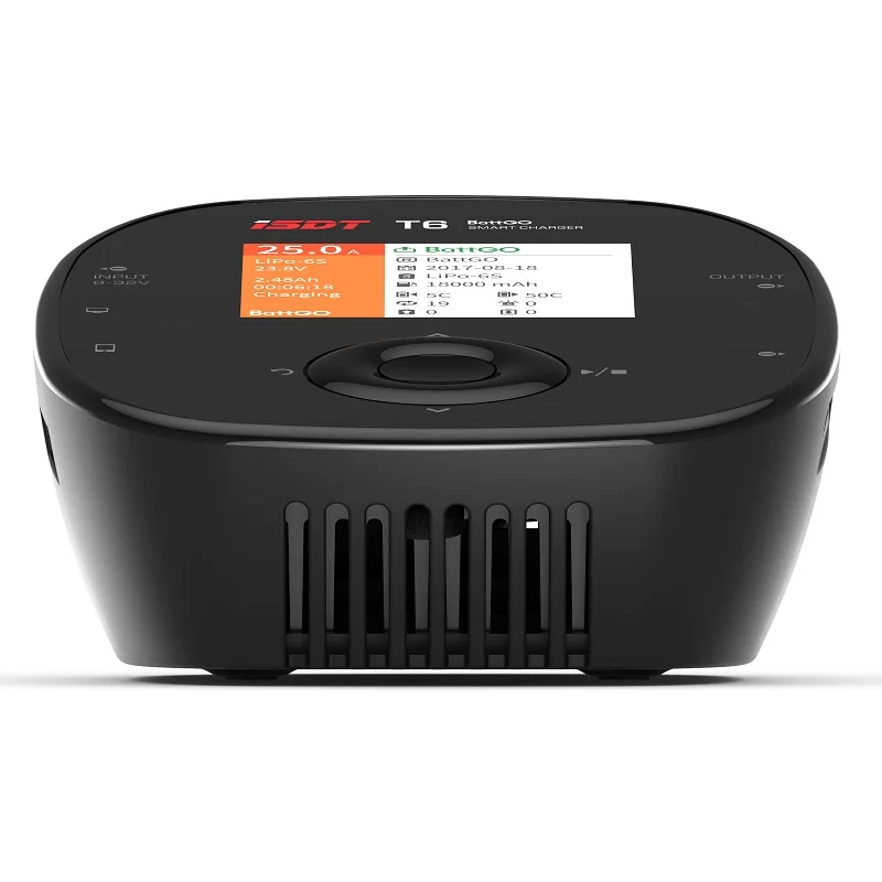 Умное зарядное устройство ISDT T6 BattGo 780 Вт 35A с ЖК дисплеем для аккумуляторов Lipo LiHv