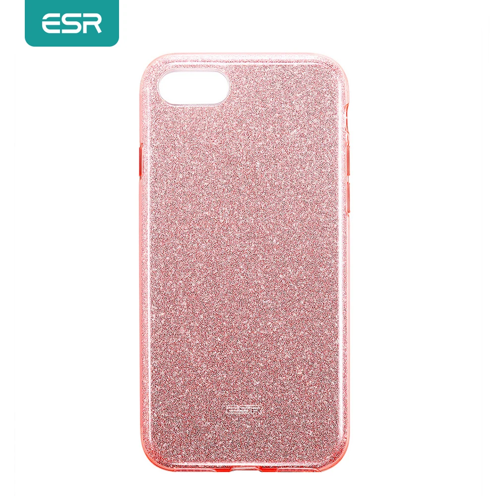 

ESR Case for iPhone SE 2020 11 11pro Max XR X XS 8 7 Plus Shinning Bling Case Bumper Case Shockproof Phone Back Cover Capa Funda