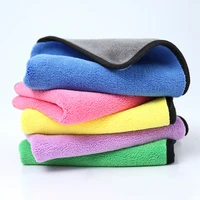 hot sale thickened car wash microfiber towel car cleaning drying cloth hemming car care cloth detailing car wash towel
