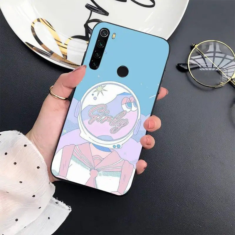 

Sweet cool sad style girl Phone Case For Xiaomi mi 9 9t 10 redmi 9 9a 8 8a note 10 9 9s 8 8t 7 pro max funda