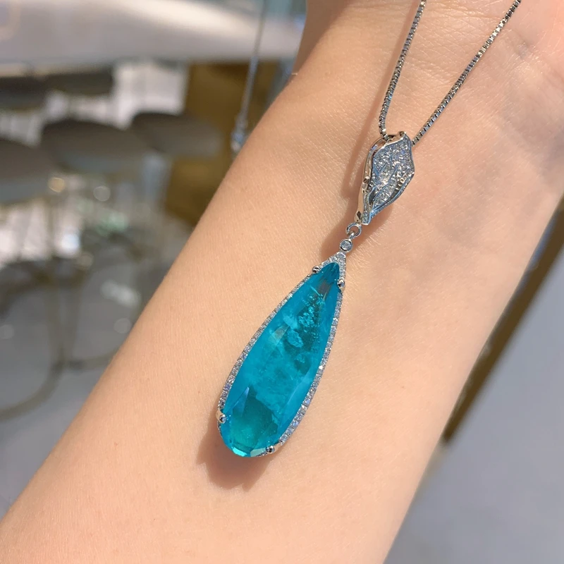 Женское ожерелье с подвеской в виде капли воды | Украшения и аксессуары