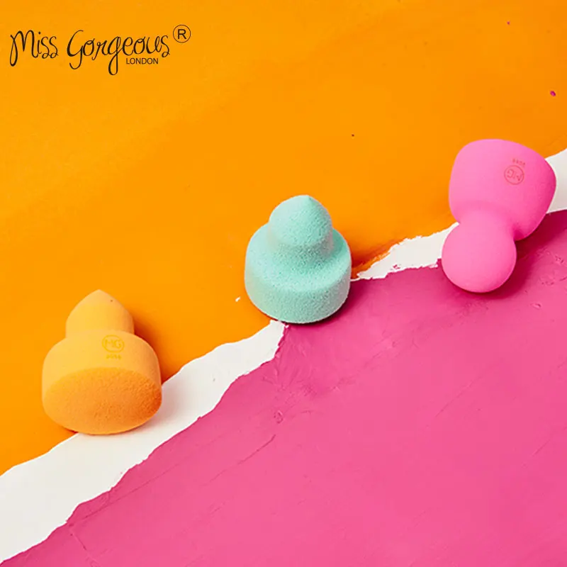 Бренд Miss Gorgeous 3 шт. блендер основа спонж для макияжа косметический зеленый