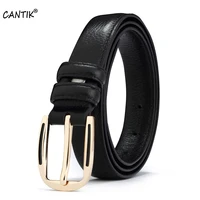 cantik lady quality soft black cow skin belts leather alloy pin buckles jeans clothing accessories for women 2 5cm width fca023