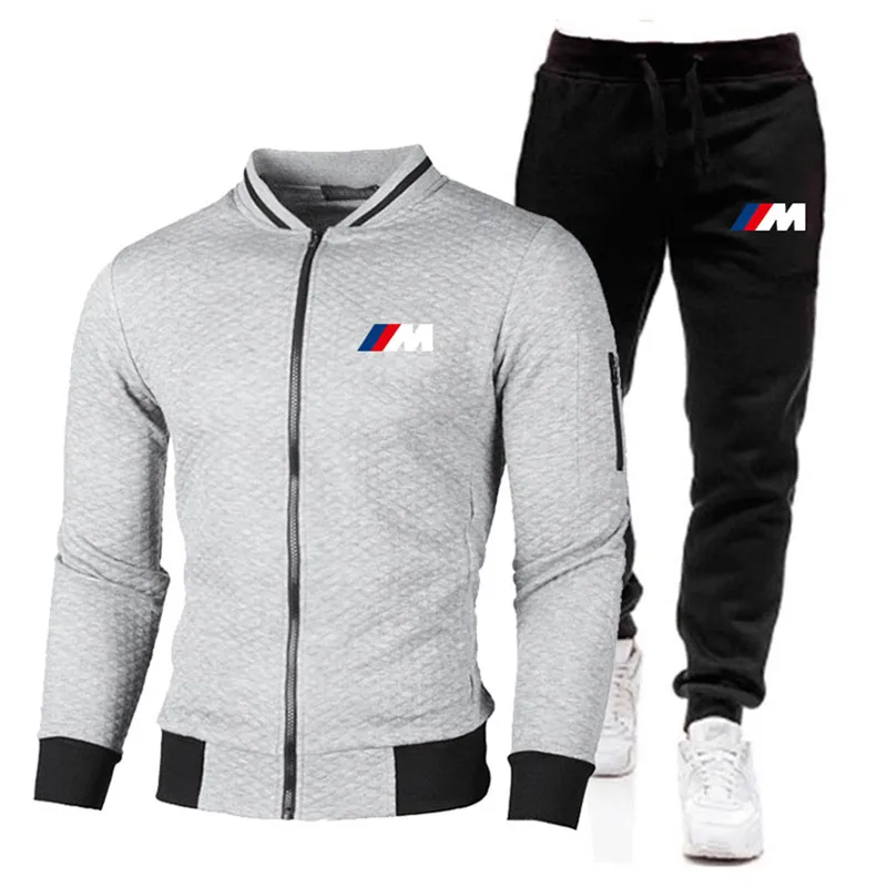 

New Autumn Men's Sets Hoodies+Pants Harajuku Sport Suits Casual Men/Women Sweatshirts Tracksuit BMW M Men's Autumn Winter Sets
