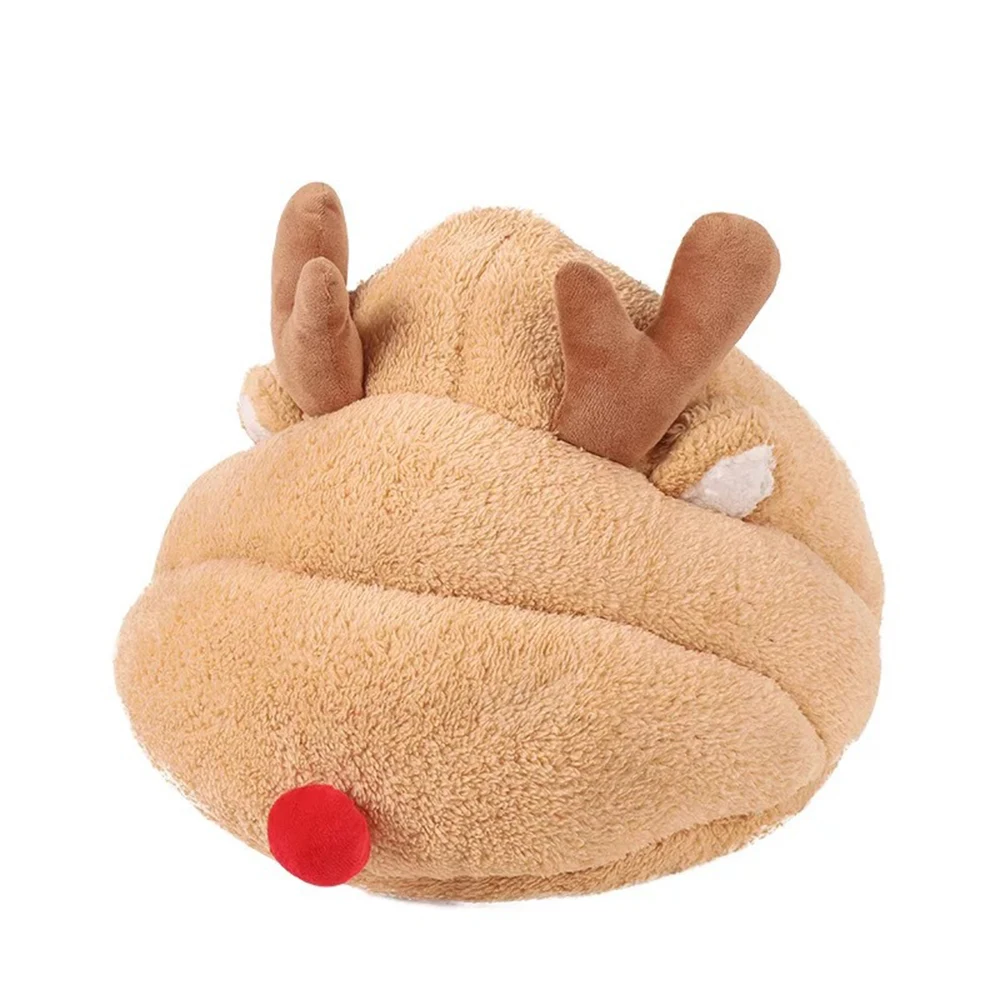 Мягкое гнездо для собак кровать домашних питомцев кошек пещера спальный коврик