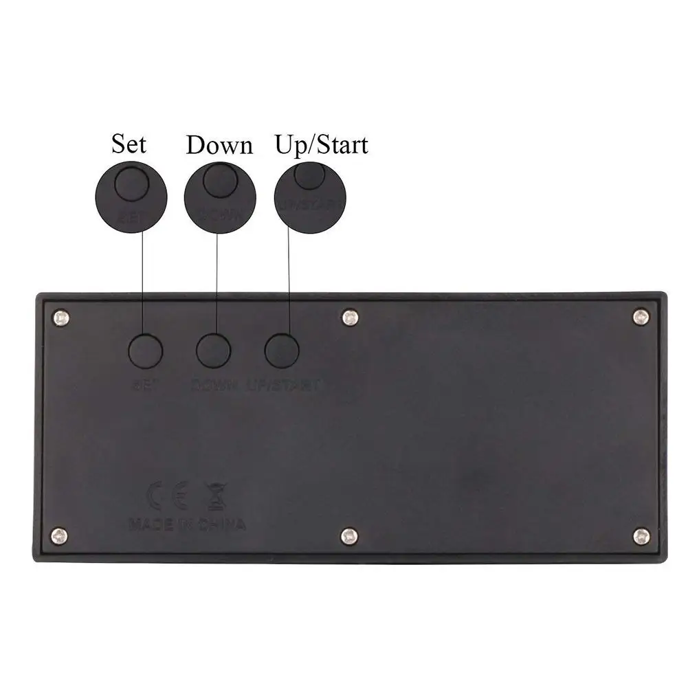 Часы с обратным отсчетом на 999 дней цифровой ЖК-экран лабораторный таймер для