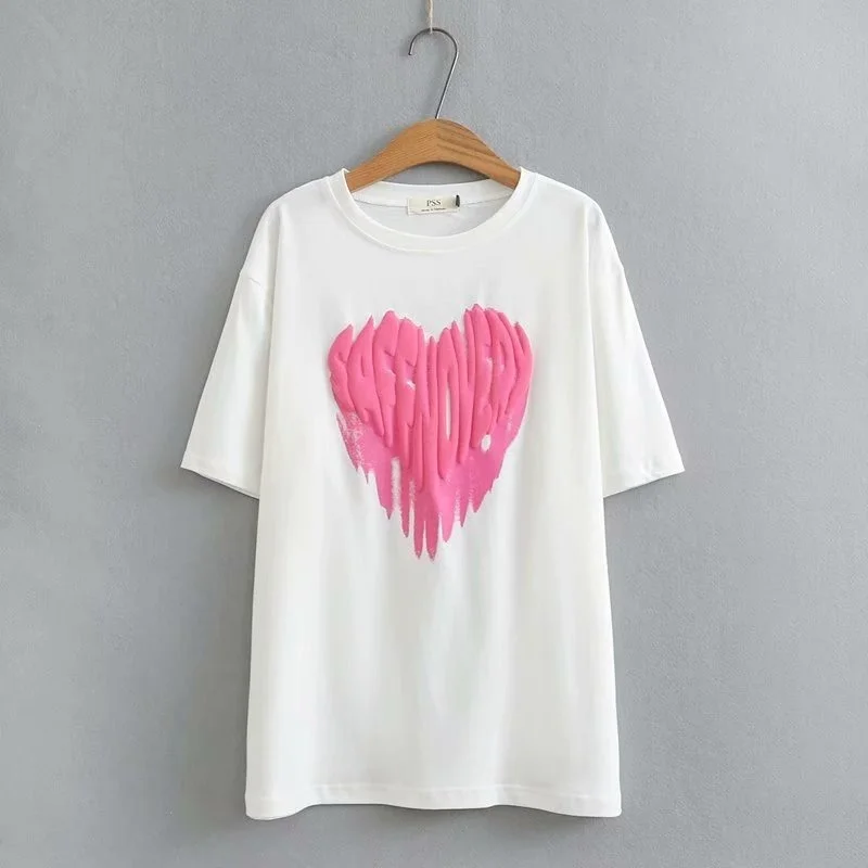 

Женская Повседневная летняя футболка с коротким рукавом