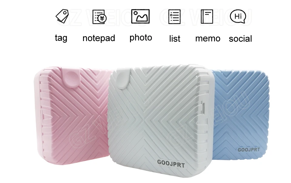 Peripage 58 мм Мини карманный беспроводной принтер Bluetooth фотопринтер 4,0 для Android iOS мобильный телефон