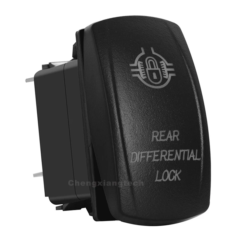 12V 24V автомобиль Лодка 5 Pin Кнопка ВКЛ/OFF SPST переключатель кулисный сзади замком DIFF