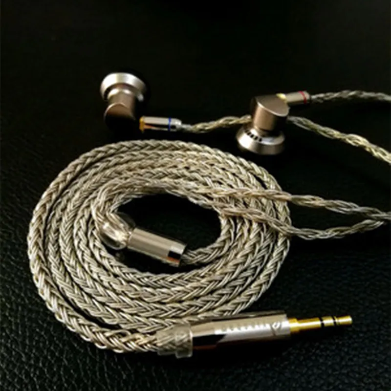 YINCROW 16 жильный однокристальный медный кабель наушники с серебряным покрытием MMCX