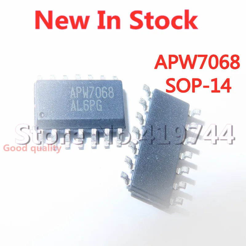 5 шт./лот APW7068KE-TRL APW7068 лапками углублением SOP-14 SMD в наличии новый оригинальный IC |