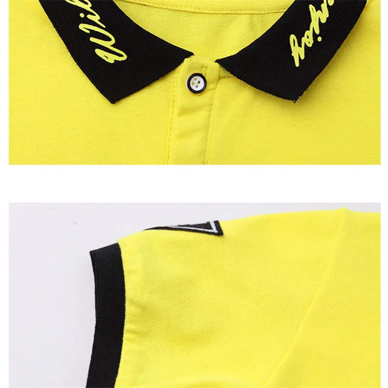 Модная детская одежда для мальчиков-подростков рубашка-поло с коротким рукавом +