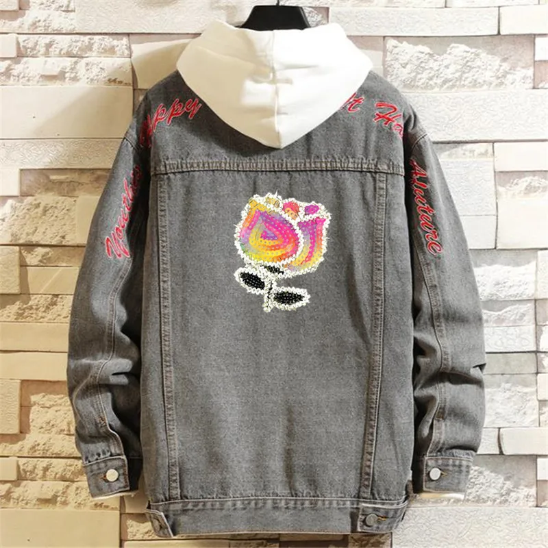 

Flower Patches For Clothing Luxury Color Sequins Strange Things Sequined Patch Clothes Stickers Christmas Large Biker Badge