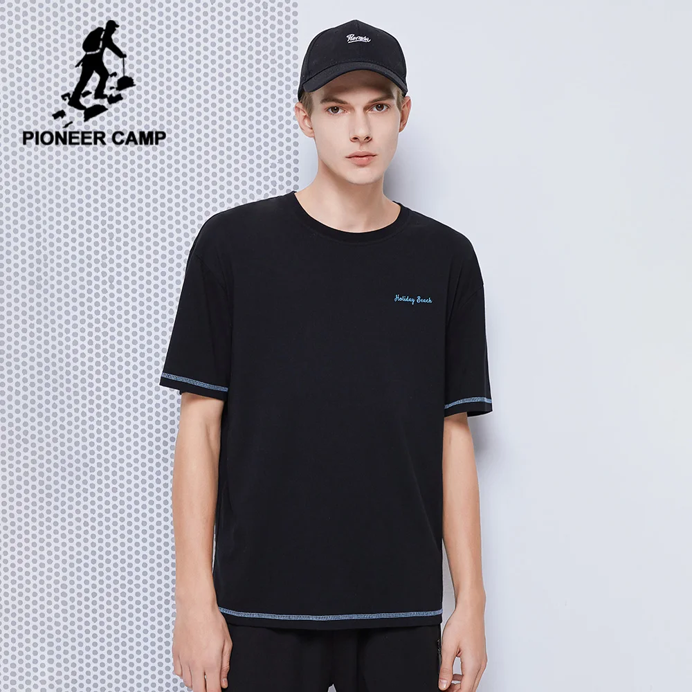 Мужская футболка с принтом Pioneer Camp модная уличная из 100% хлопка лето 2020 ADT0205035 |