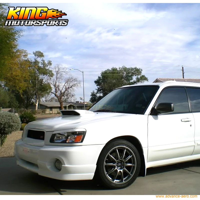 Подходит для 2003 2004 2005 Subaru Fit Forester Sg5 DS Style Unrethane передний бампер спойлер|bumper lip