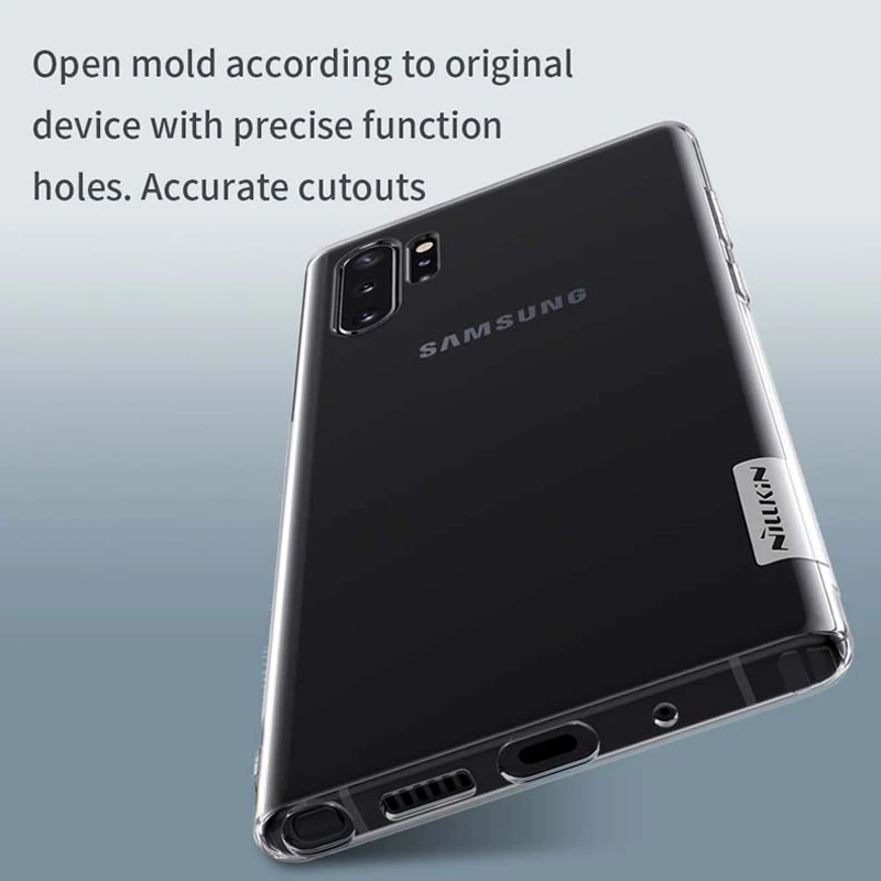 

Case for Samsung Galaxy Note 10+ 5G NILLKIN Nature Soft Silicone TPU Phone Cases For Samsung Note 10 / Note10 Plus Back Covers