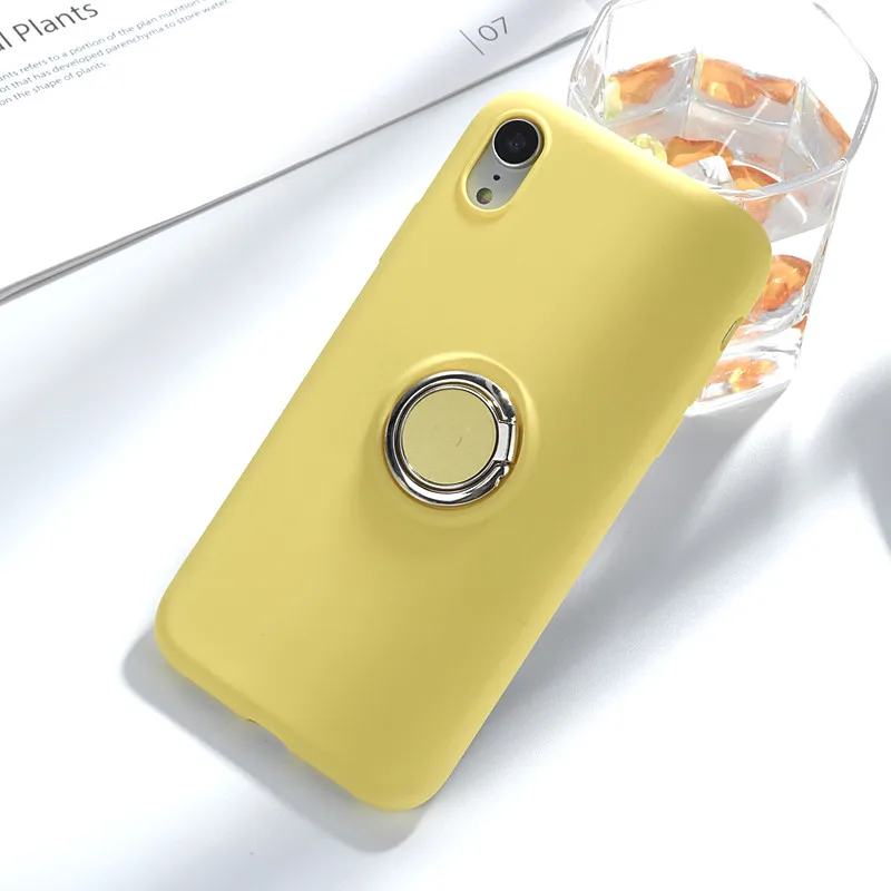 Meachy кольцо держатель цвета ТПУ чехол для huawei P30 20 Pro Lite mate Honor 10 V20 Силиконовый