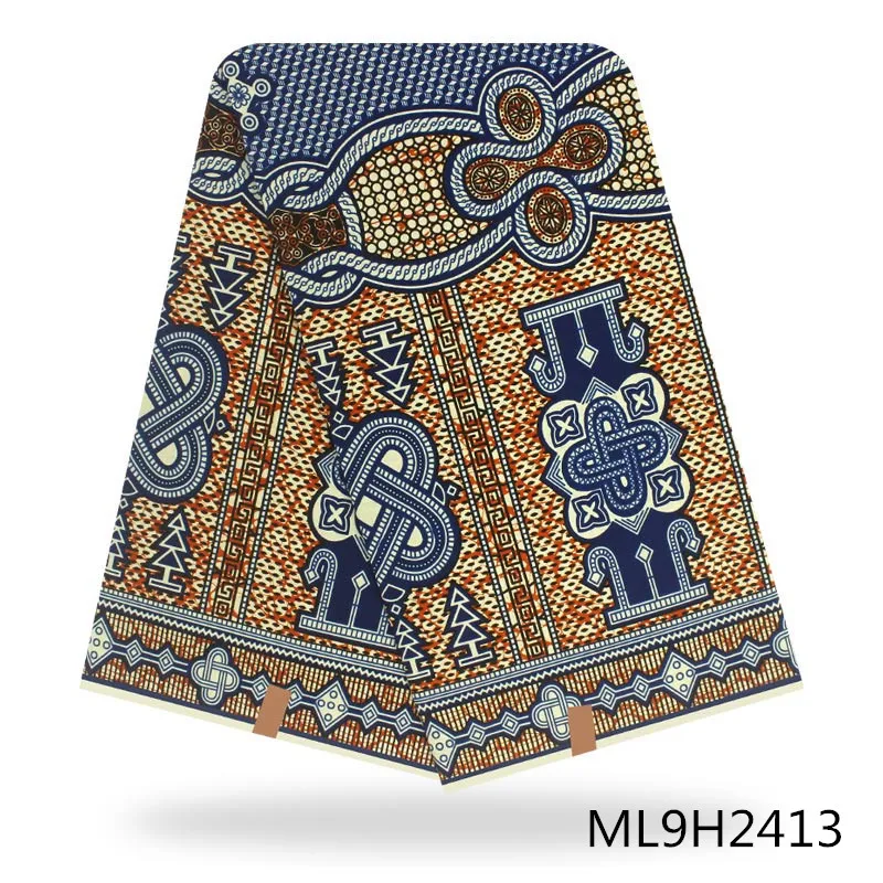 

LIULANZHI wax ankara 100% cotton 6 yards wax fabrics african cotton prints fabric ML9H2410-ML9H2429