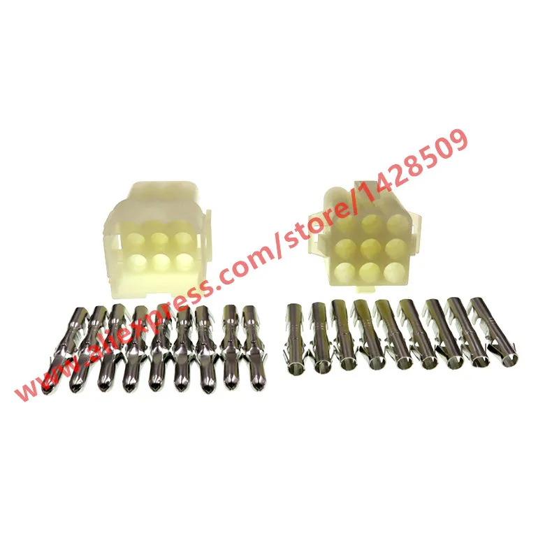 

20 Sets 9 Pin Automotive Connectors Car Connector Female Male Wire Plugs