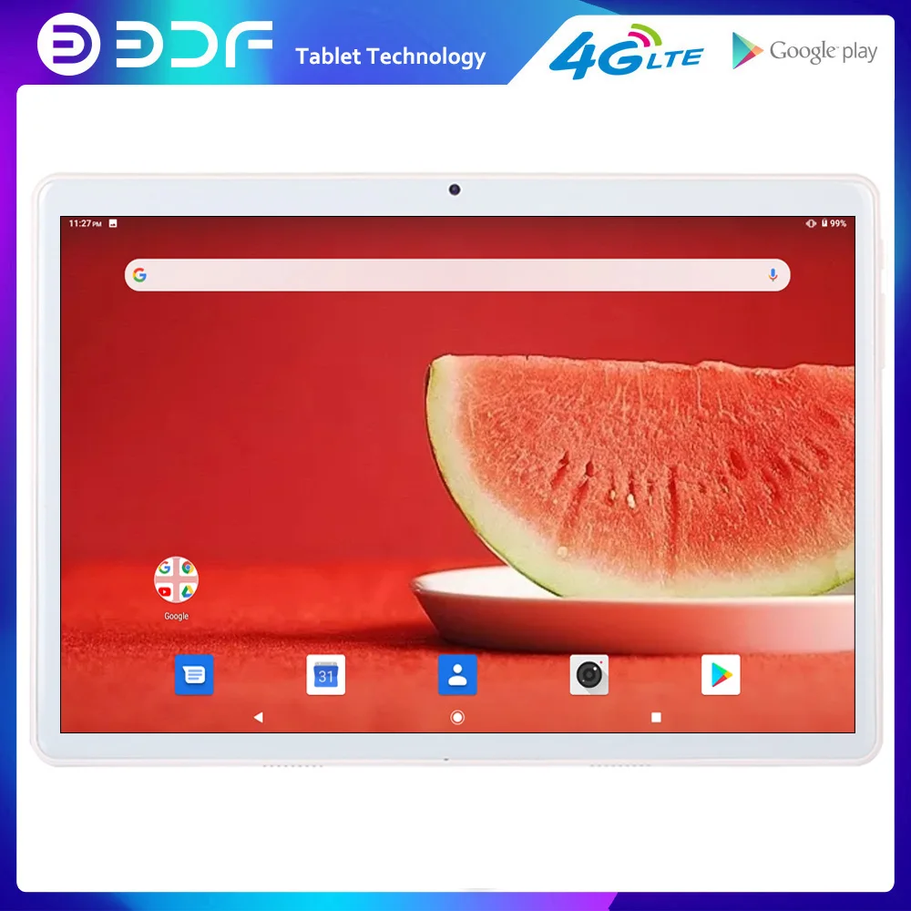 

BDF NEW Arrival Android 9.0 10 Inch Tablet Pc Octa Core 4G LTE Network 2GB 32GB ROM Dual SIM Card WIFI Bluetooth GPS Google 10.1