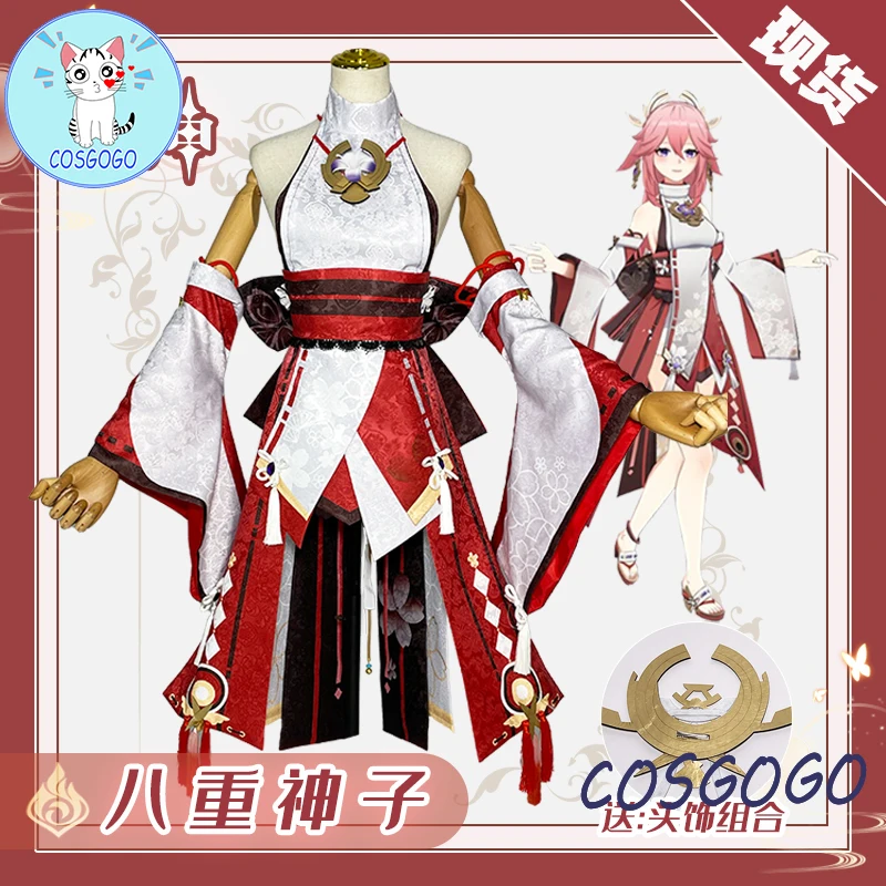 

Genshin Impact Yae Miko Guuji Yae Cosplay Costume Game Uniform Kimono Halloween Carnival Costumes for Women Outfits Fancy Dress