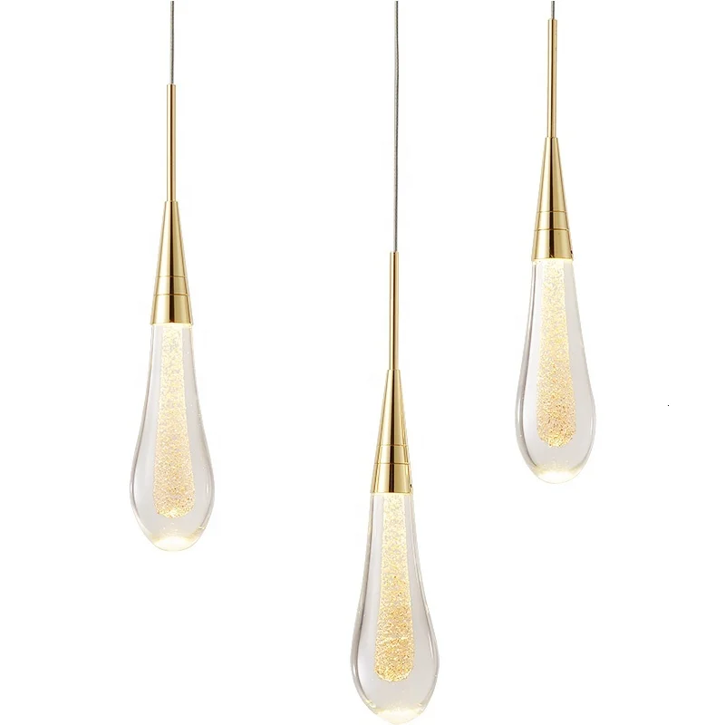 Modern Acrylic Chandelier Suspension Light European Designer Pendant Lighting Luminaire Suspendu kitchen dining bar | Освещение