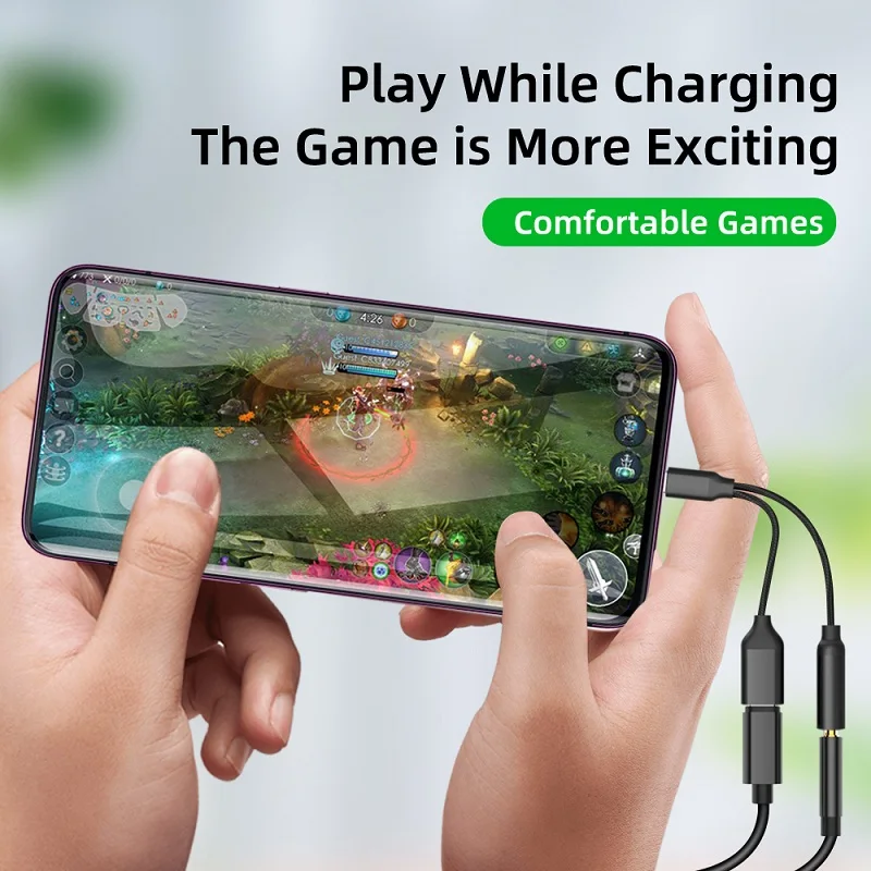 Переходник 2 в 1 usb-c/3 5 мм Разветвитель для наушников AUX Xiaomi 6 8 Mix 2s Huawei Mate10 P20 pro |