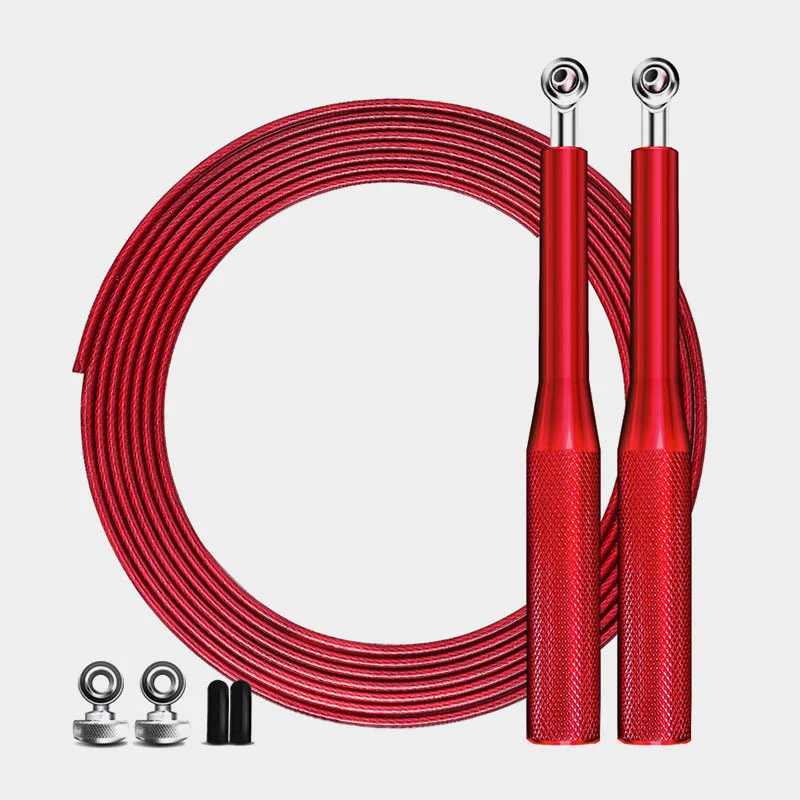 1PC Sport Crossfit Speed Jump Rope Ball Bearing Aluminum Alloy Metal Handle Skipping Stainless Steel Cable Fitness Equipment - купить по