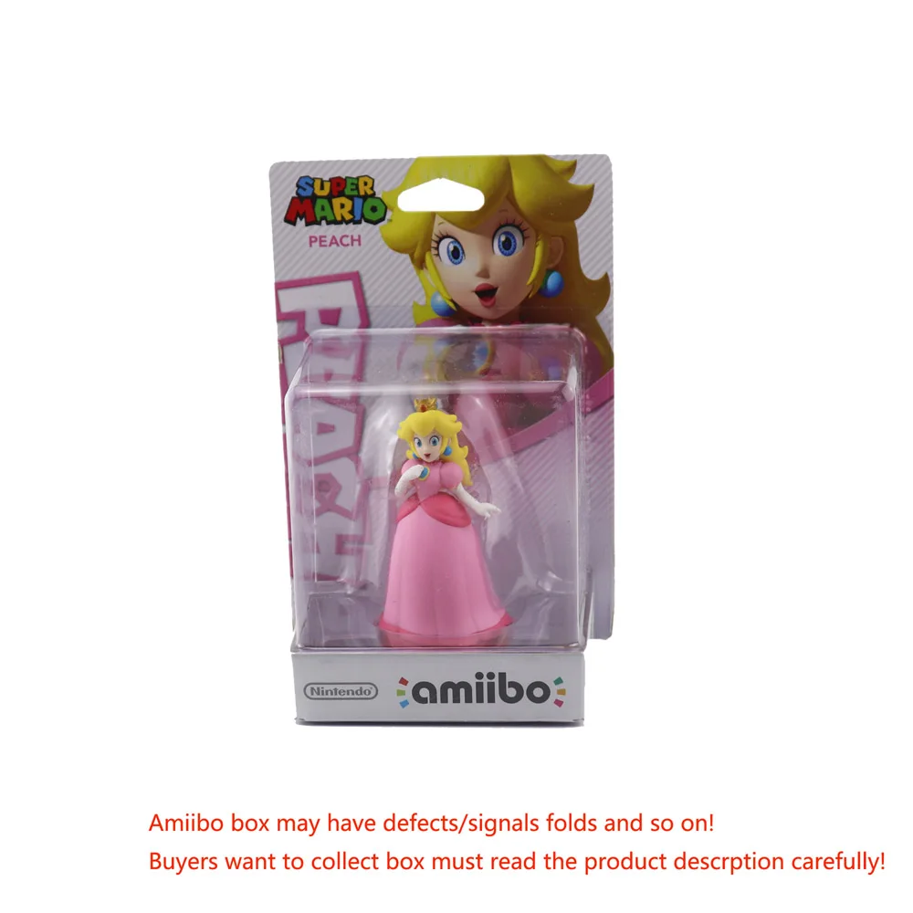 Peach Amiibo FIgure Фигурка Amiibo из серии Super Mario Luigi Peach Yoshi Bowser Donkey Kong для wii U - Цвет: Peach Amiibo FIgure