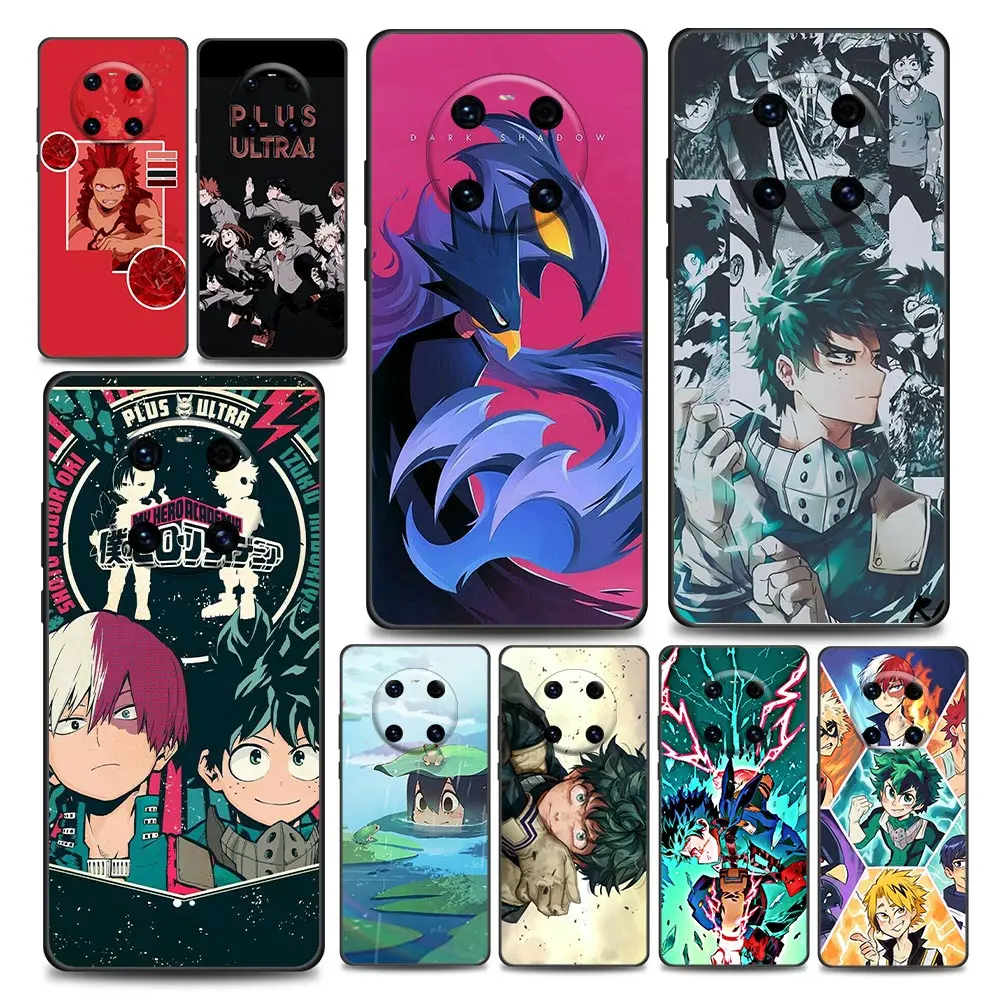 

Anime My Hero Academia Phone Case for Huawei Y6 7 9 5p 6p 8s 8p 9a 7a Mate 10 20 40 Lite Pro Plus RS Soft Silicone Cover