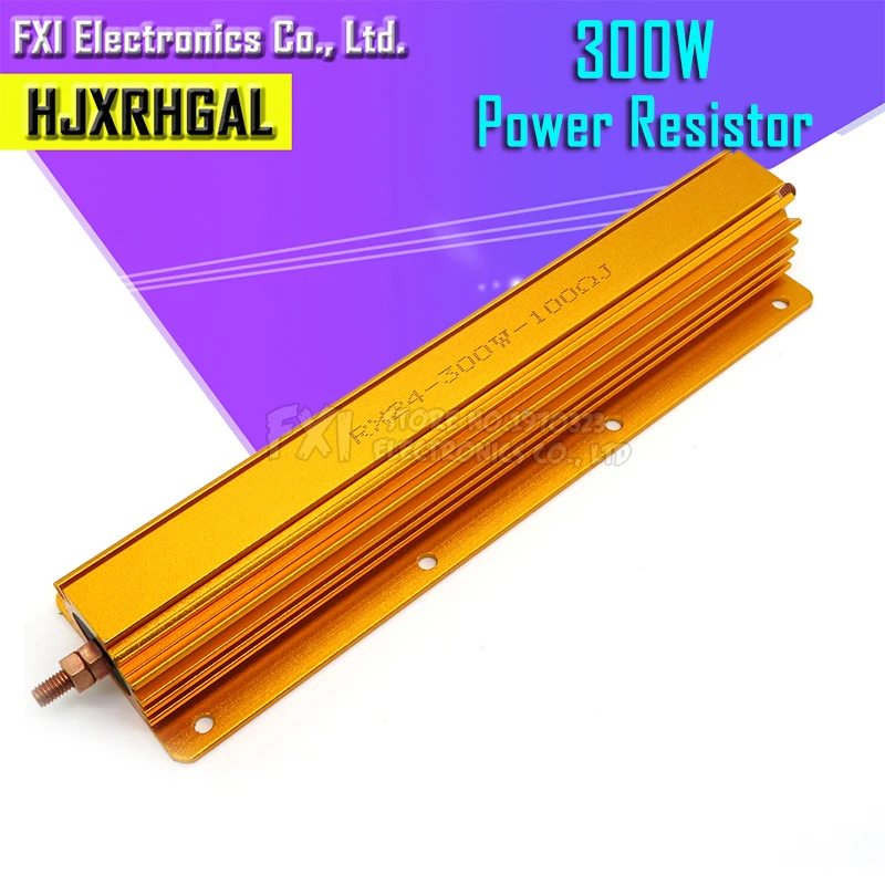 300 Вт алюминиевый мощный металлический корпус с проволочным резистором 0.1R ~ 100R 0 1 5