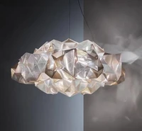 modern pendant lights acrylic diamond cloud living room bar italy luxury hanging lamp design luminaire creative decor fixtures