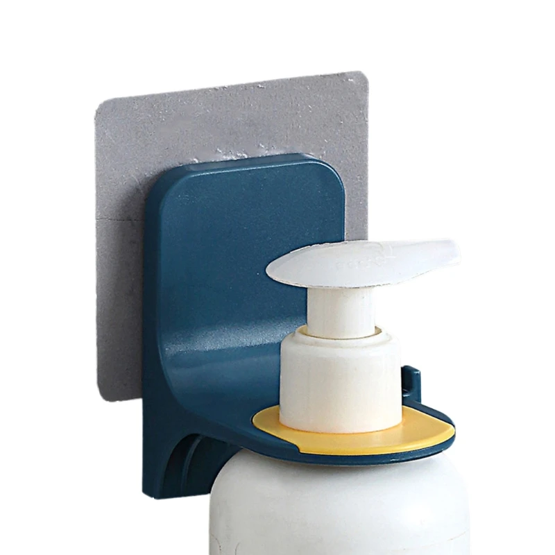 

Bathroom Wall Mounted Shampoo Bottle Shelf Shower Gel Rack Liquid Soap Holder Self Adhesive Hanger Organizer