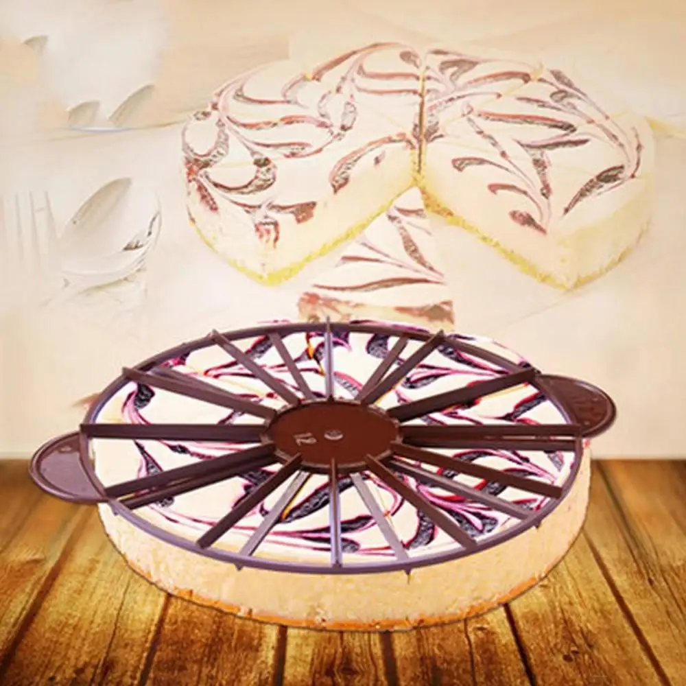 

Cake Equal Portion Cutter Round Bread Cake Mousse Divider Slice Marker Baking Tool For Household Kitchen Utensils
