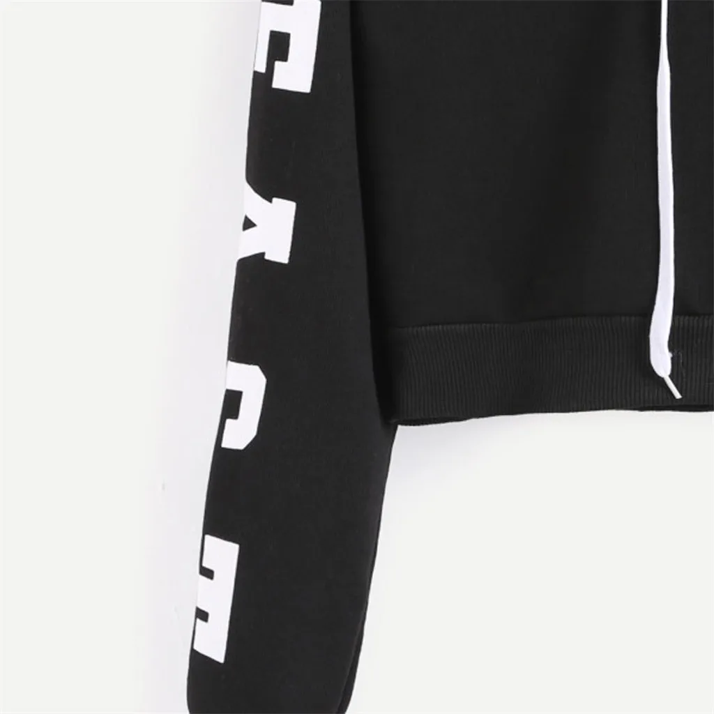 Hoodies Womens Autumn Long Sleeve Sweatshirt Letters Hooded Pullover Tops Blouse las mujeres sweetshirts 2020 Толстовка женская